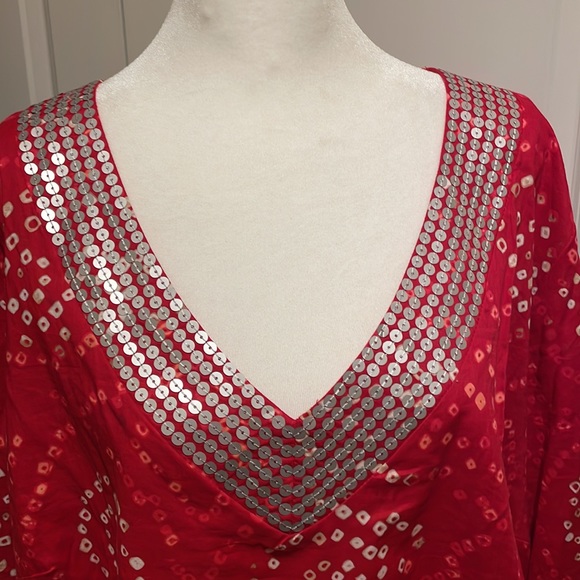 Calypso St. Barth for Target v-neck cotton tunic. EUC. Size 2X - Picture 3 of 8